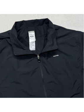 Men's‎ Decathlon Domyos Black Windbreaker Jacket Mesh Lining XL